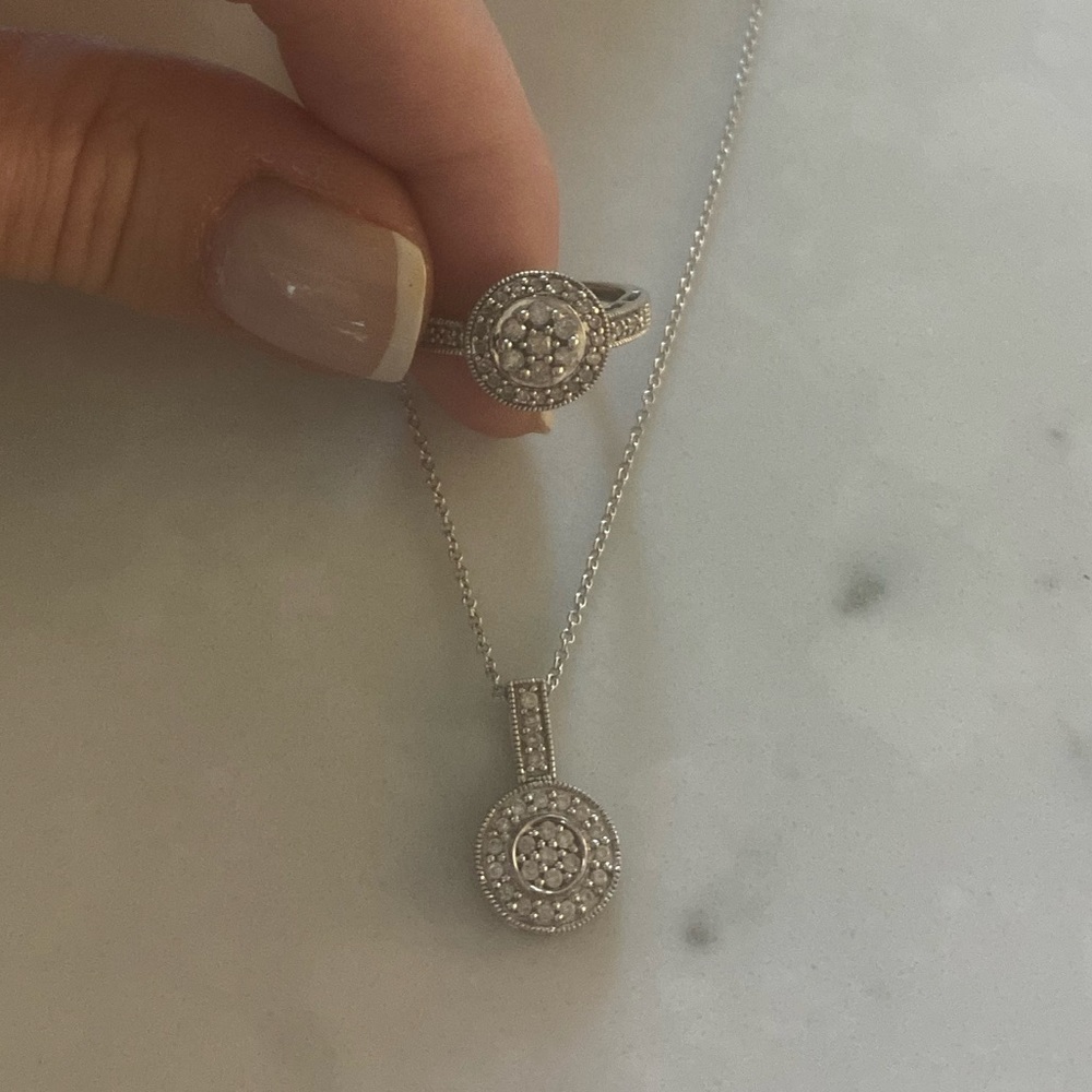 Diamond Necklace & Ring